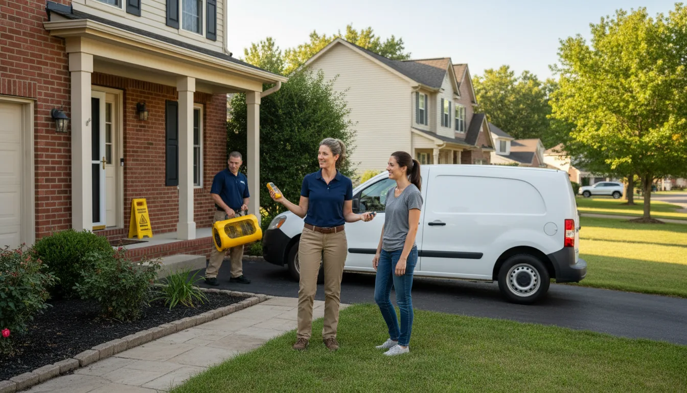 Residential water damage restoration in Green Mountain Falls, CO